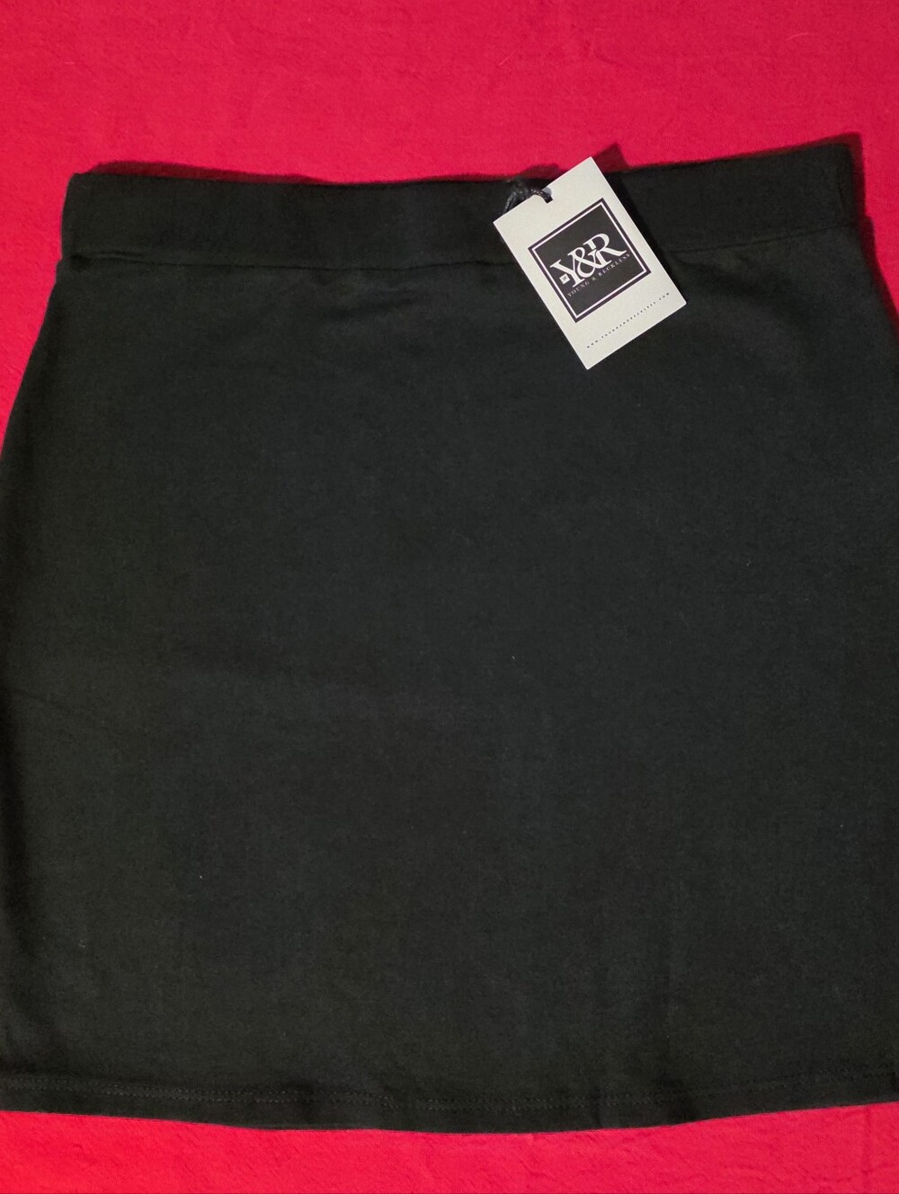 Young & Reckless Black Mini Pencil Skirt